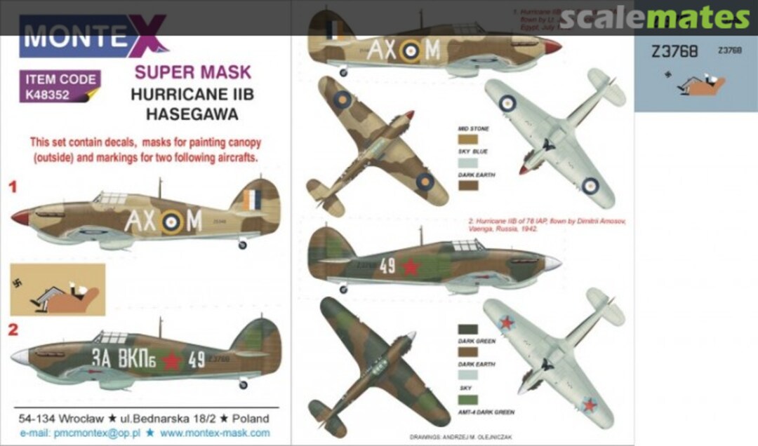 Boxart Hurricane Mk.IIB K48352 Montex