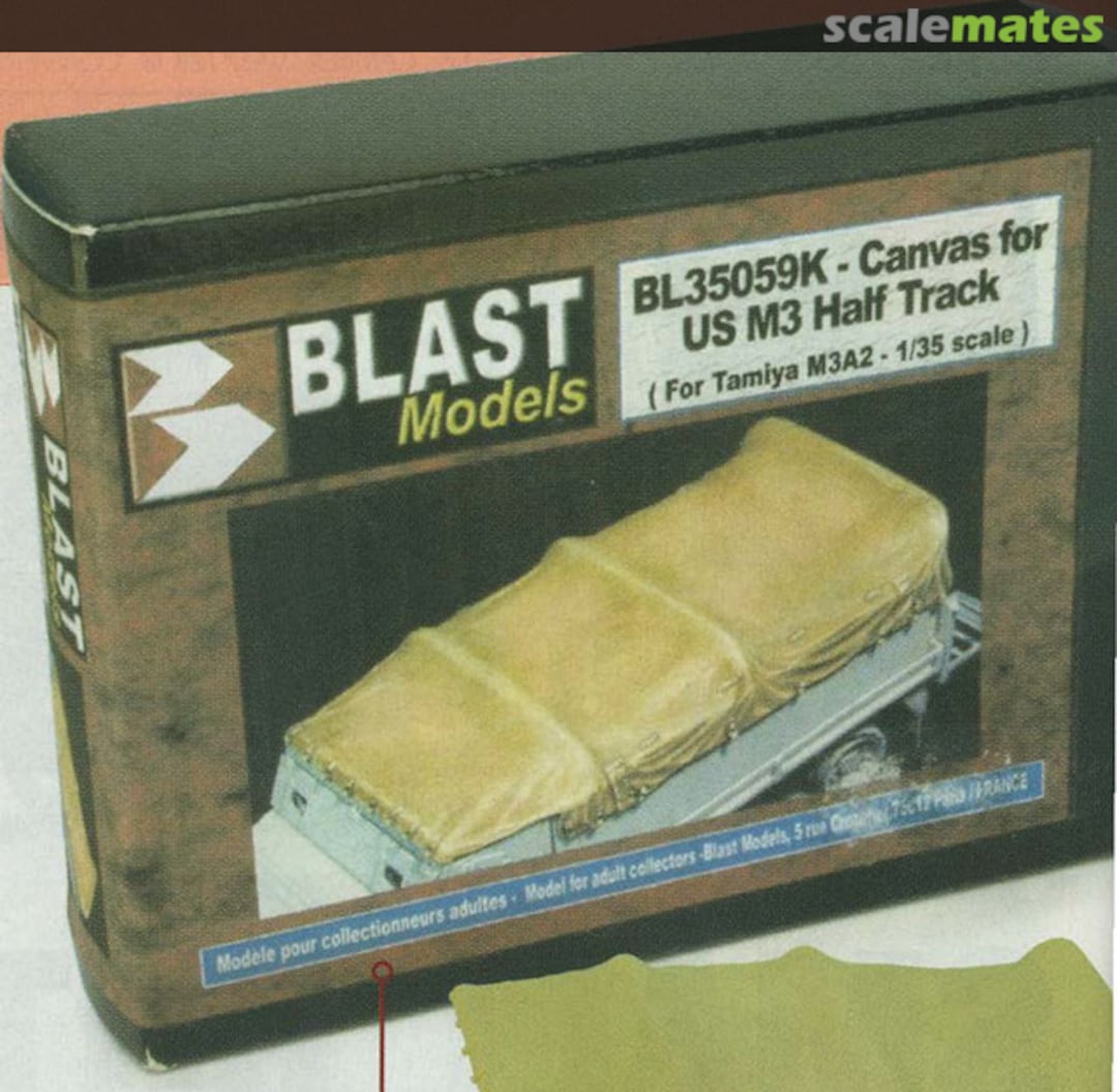 Boxart Canvas for US M3 Half Track BL35059K Blast Models