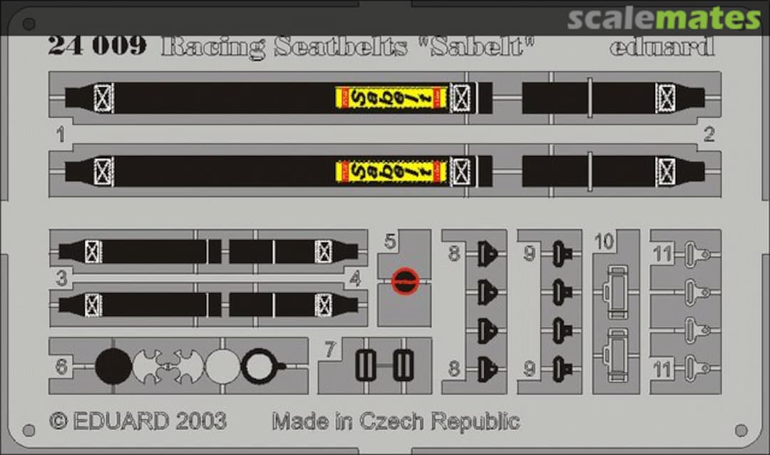 Boxart Racing Seatbelts Sabelt 24009 Eduard