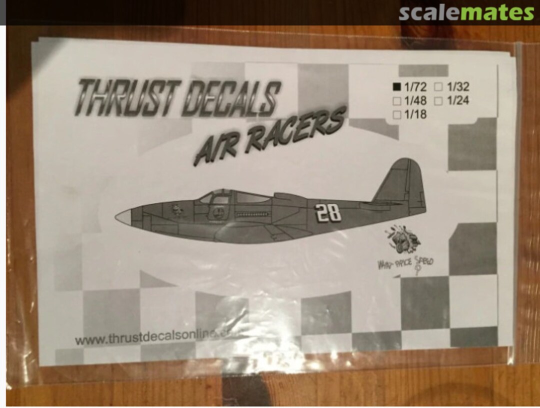 Boxart p-63 Racer What Price Speed 0002 Thrust Decals