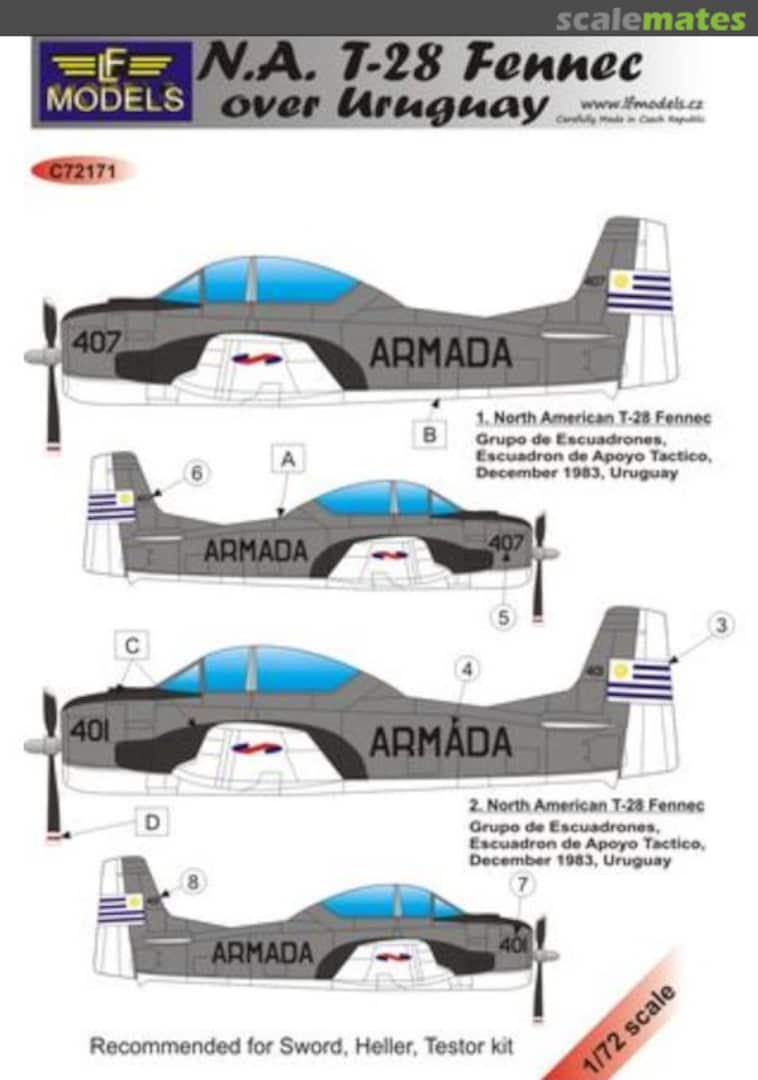 Boxart N.A. T-28 Fennec C72171 LF Models