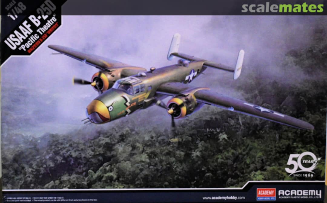 Boxart USAAF B-25D "Pacific Theatre" 12328 Academy