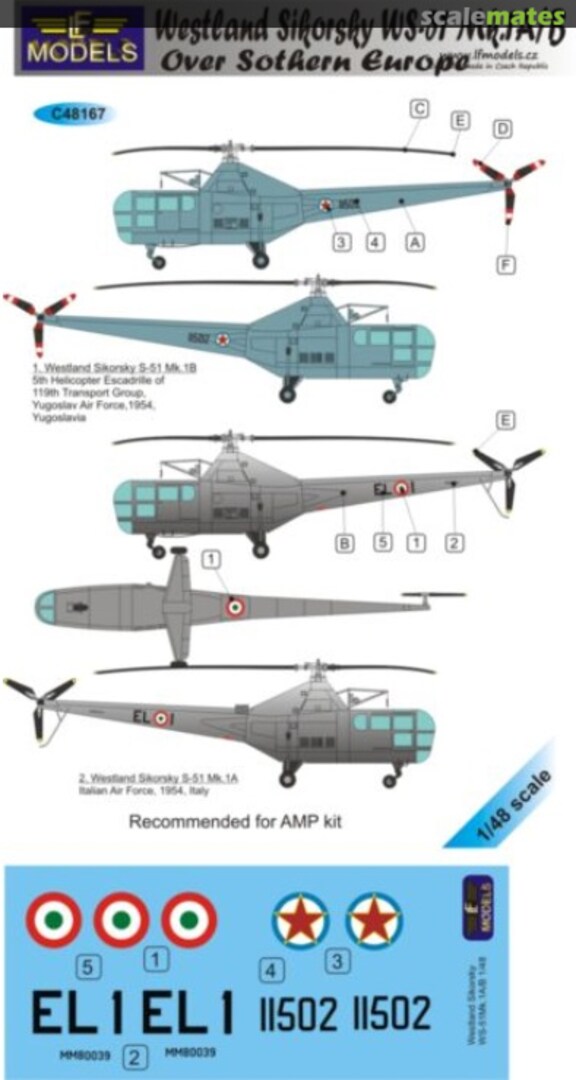 Boxart Westland Sikorsky WS-51 Mk.1A/B C48167 LF Models