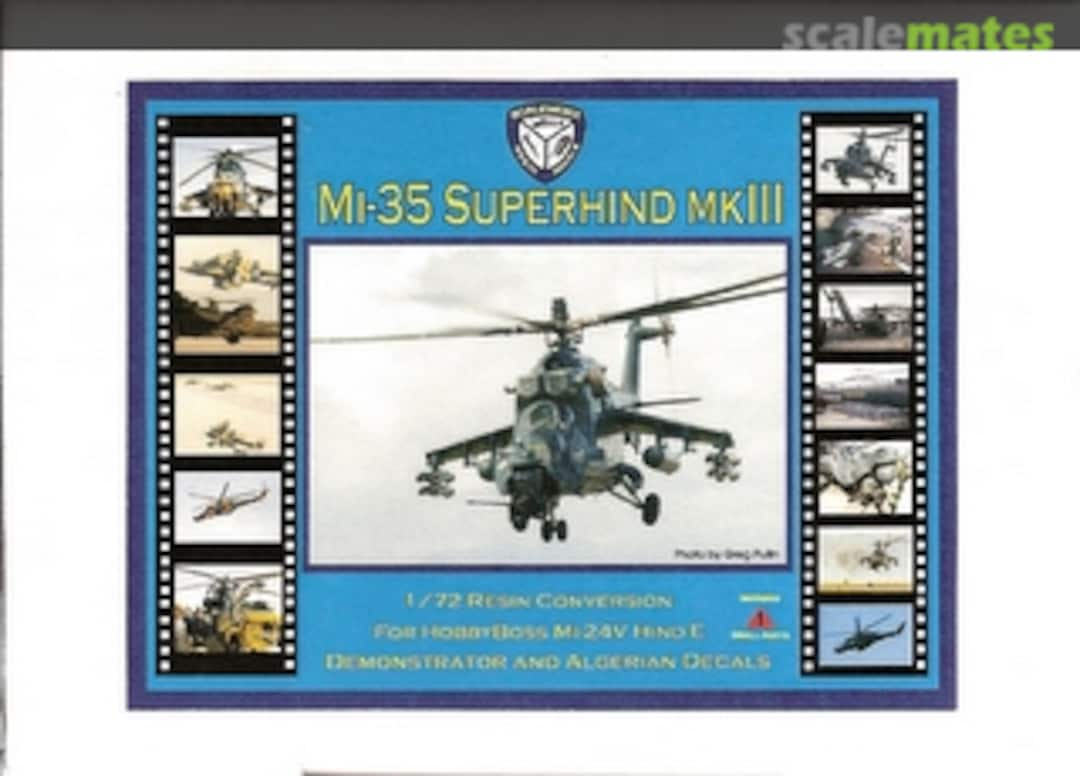 Boxart Mil Mi-35 Superhind Mk3 SW72-08 ScaleWorx