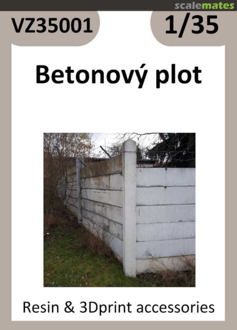 Boxart Betonový plot (Concrete Fence ČSLA) VZ35001 ViZi models