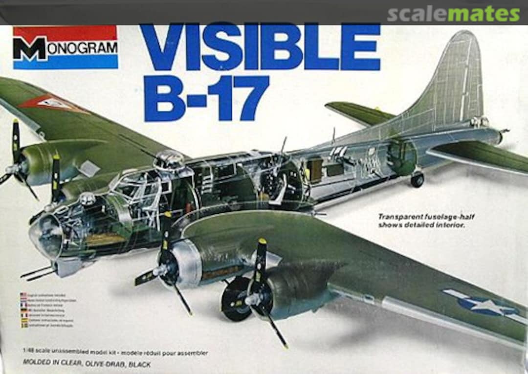 Boxart Boeing Visible B-17G Flying Fortress 5620 Monogram