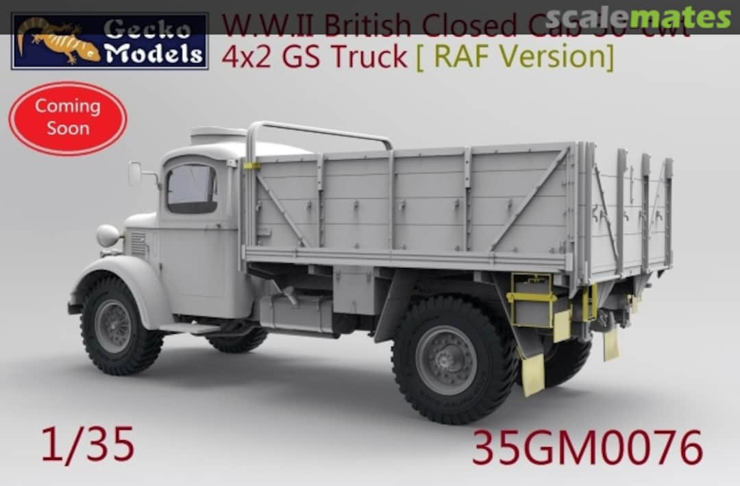 Boxart Closed Cab 30-cwt 4x2 GS Truck 35GM0076 Gecko Models