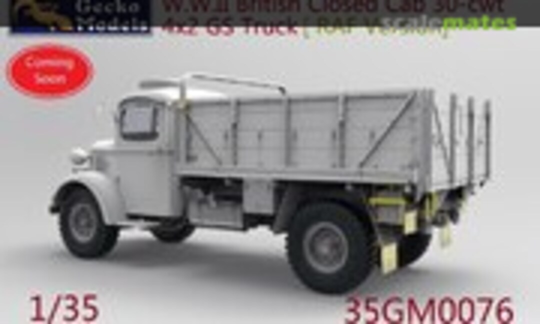 1:35 Closed Cab 30-cwt 4x2 GS Truck (Gecko Models 35GM0076)