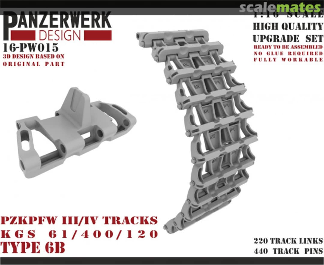 Boxart Panzer III/IV Type 6B Tracks 16-PW015 Panzerwerk design