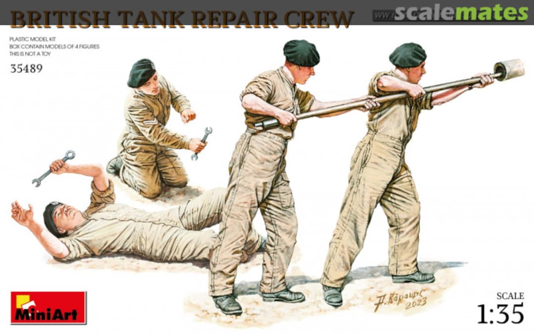 Boxart British Tank Repair Crew 35489 MiniArt