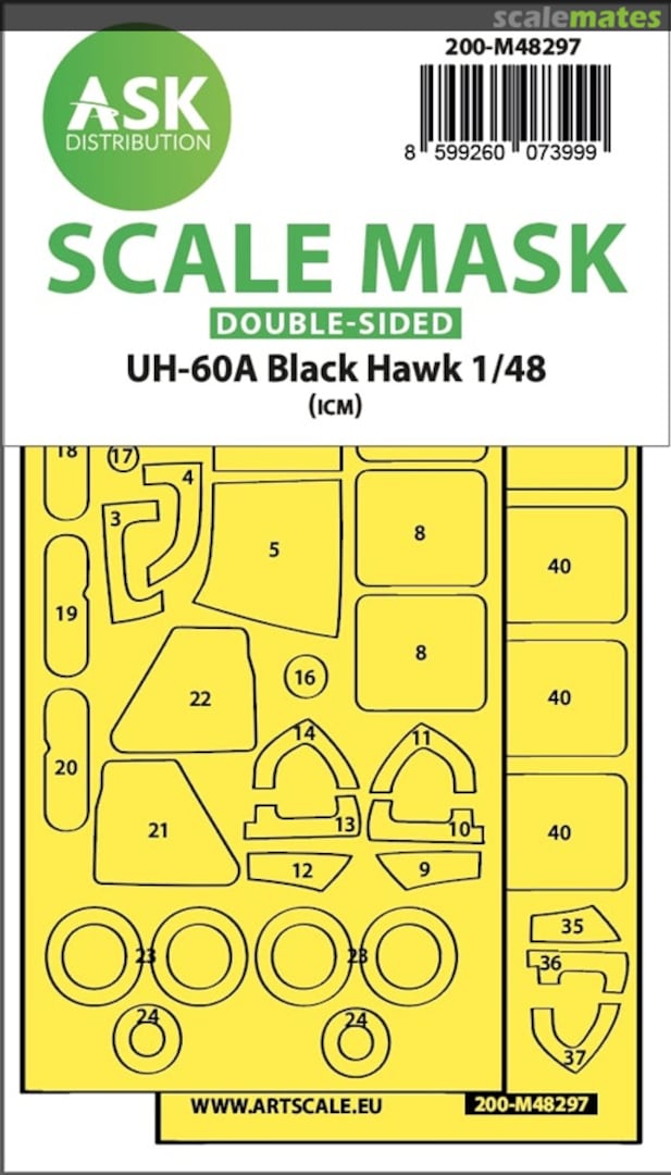 Boxart UH-60A Black Hawk masks 200-M48297 ASK