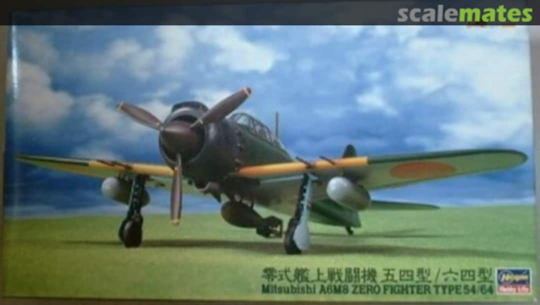 Boxart Mitsubishi A6M8 Zero Fighter Type 54/64 51906 Hasegawa