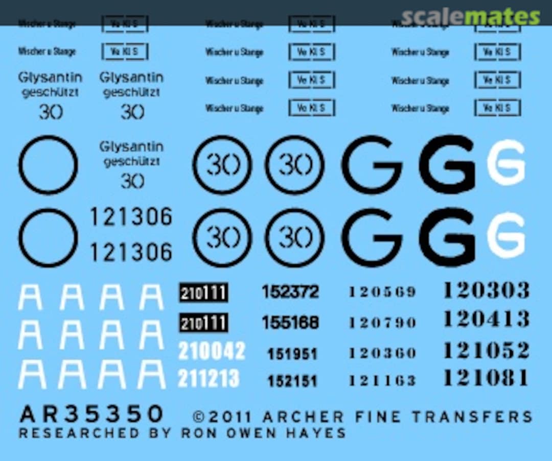 Boxart Panther Ausf. D, A and G Exterior Stencils AR35350 Archer