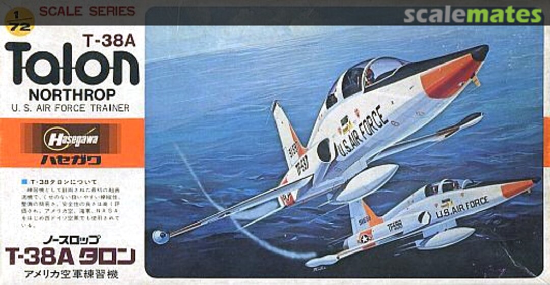 Boxart Northrop T-38A Talon A19 Hasegawa