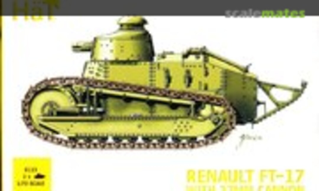 1:72 Renault FT-17 with 37mm Cannon (HäT 8113)