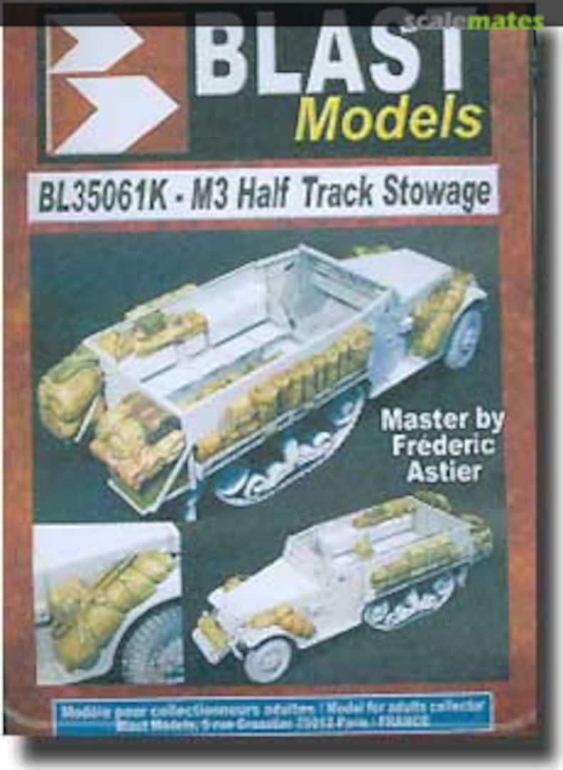 Boxart M3 Half Track Stowage BL35061K Blast Models