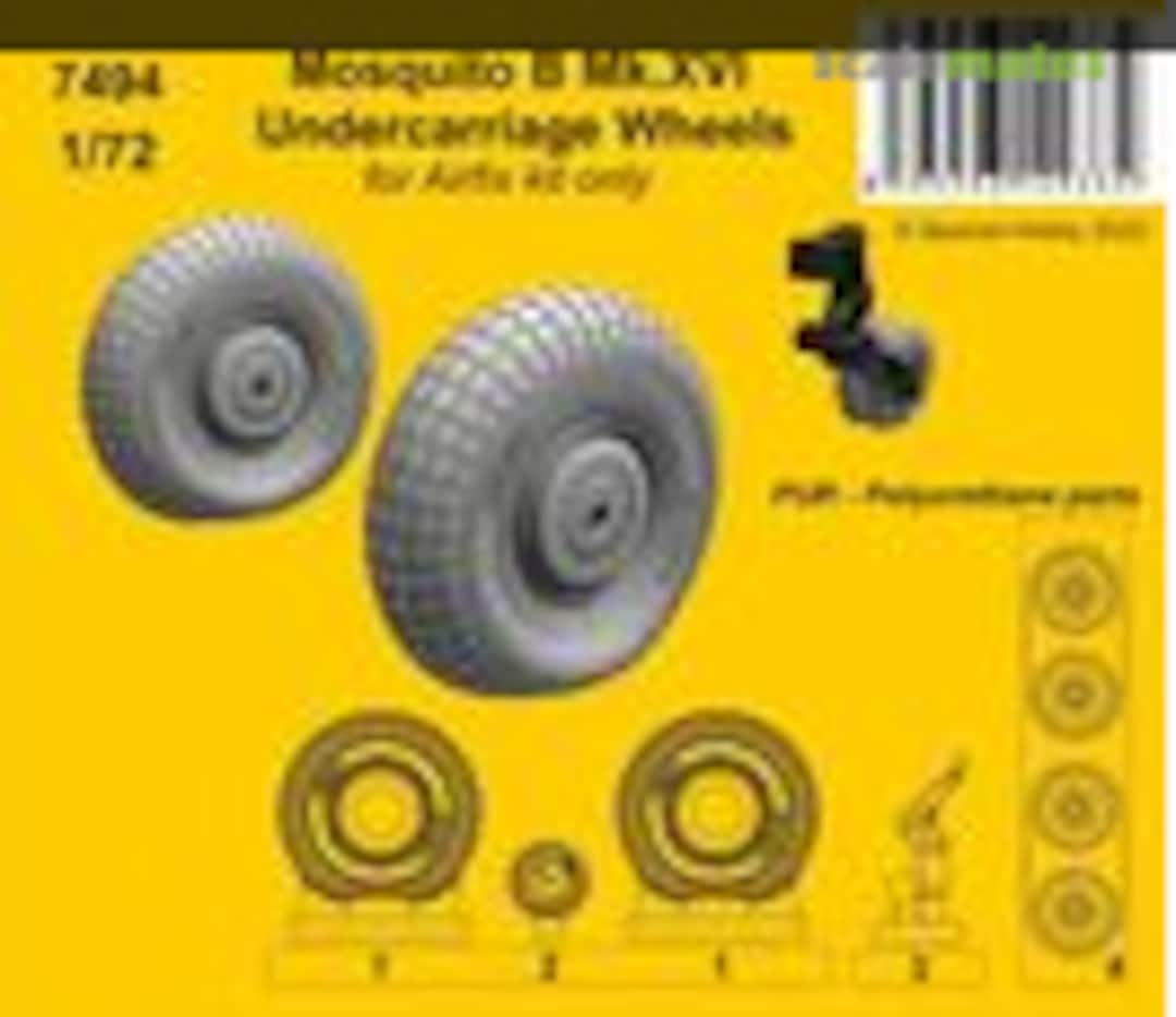 Boxart Mosquito B Mk.XVI Undercarriage Wheels / Airfix kit only 7494 CMK