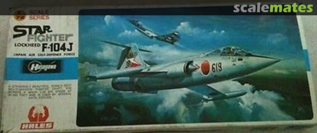 Boxart Lockheed F-104J Starfighter JS-013 Hasegawa/Hales