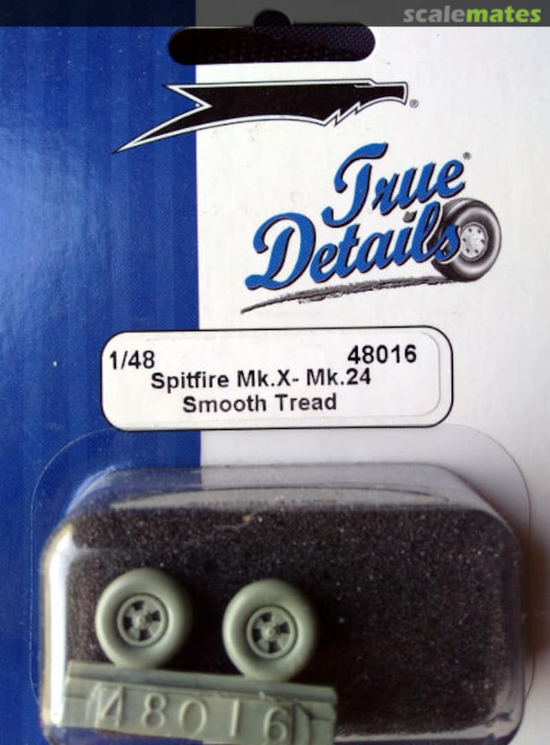 Boxart Spitfire Mk.X - Mk.24 Wheel Set 48016 True Details