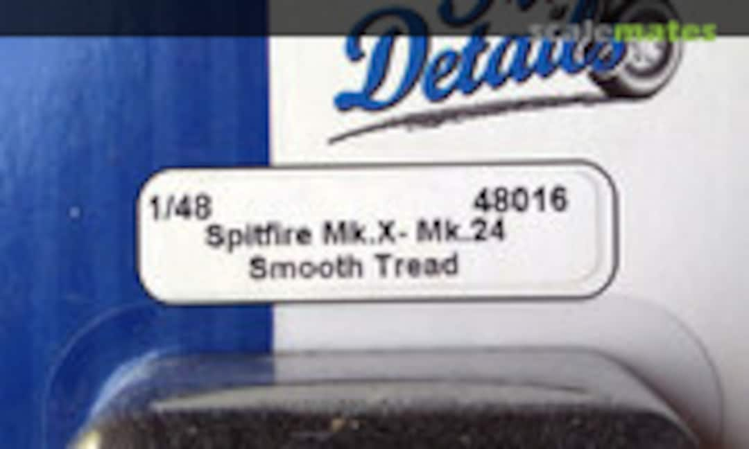 1:48 Spitfire Mk.X - Mk.24 Wheel Set (True Details 48016)