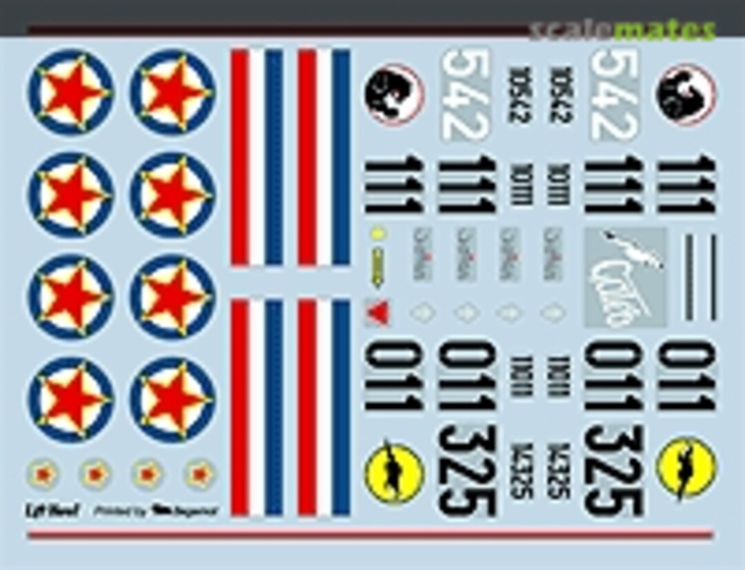 Boxart Jets no.2 V-48LH Lift Here Decals