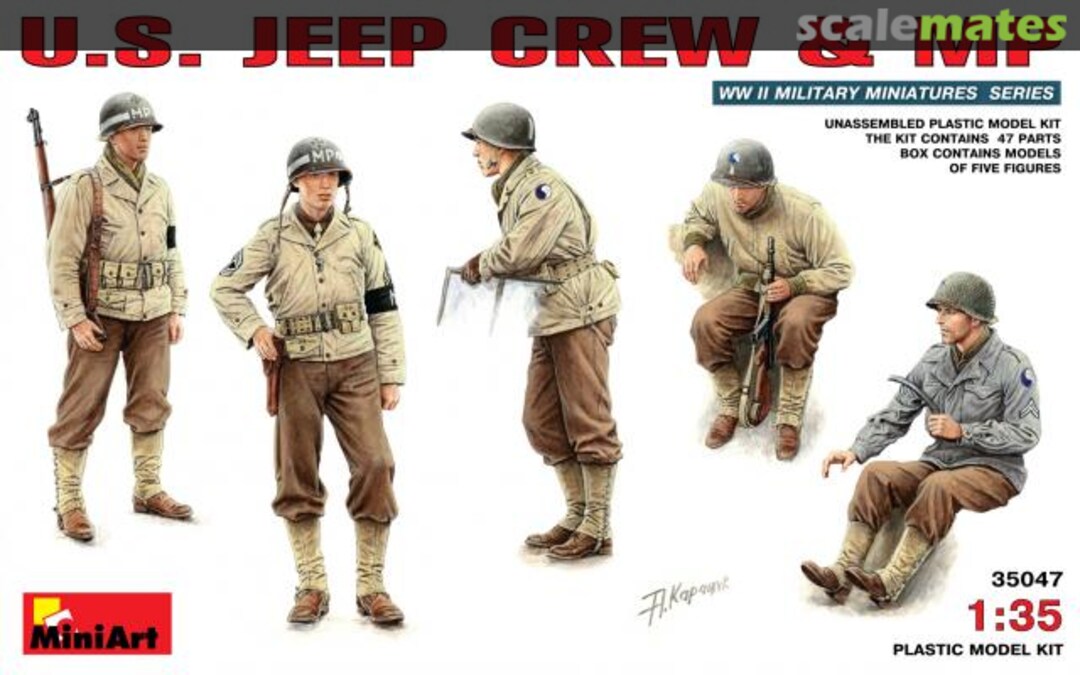 Boxart Jeep Crew & MP 35047 MiniArt