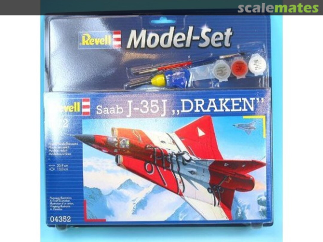 Boxart Saab J-35J "Draken" 64352 Revell