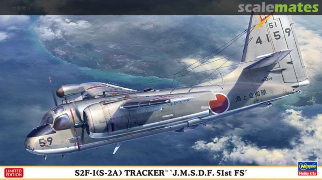 Boxart S2F-1(S-2A) Tracker `J.M.S.D.F. 51st FS´ 02266 Hasegawa