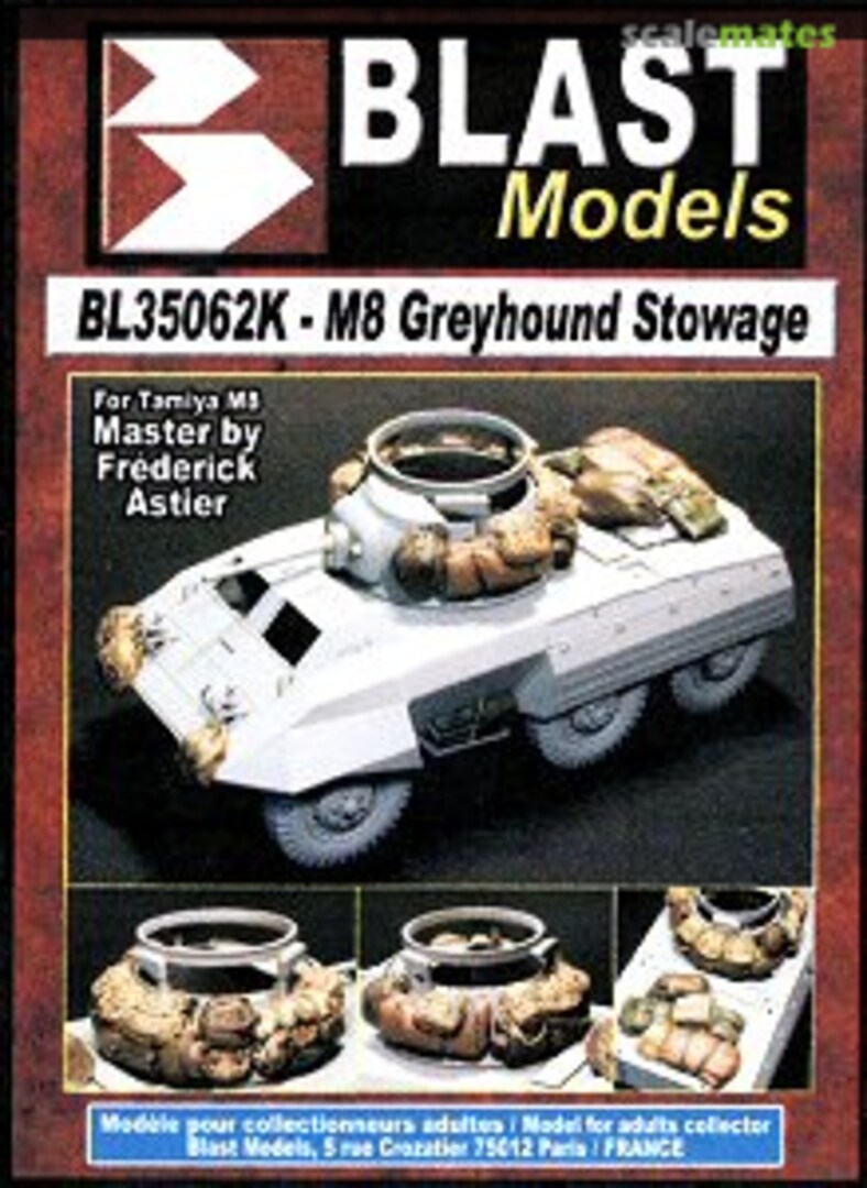 Boxart US M8 GREYHOUND Stowage BL35062K Blast Models