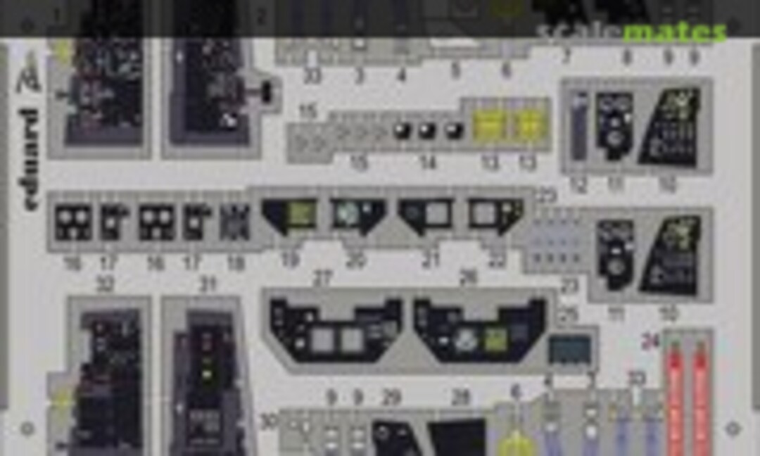 1:48 F-16I SUFA interior S.A. (Eduard FE459)