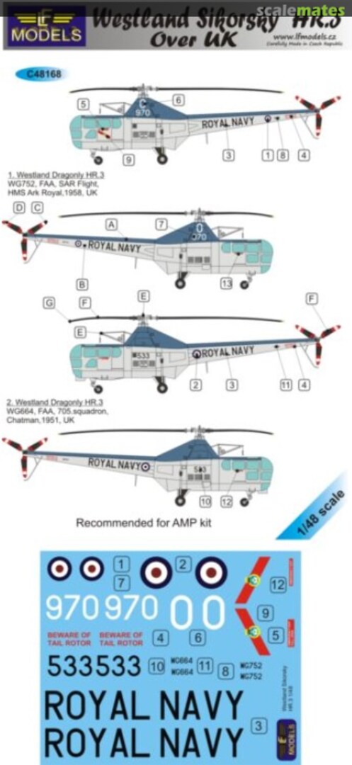 Boxart Westland Sikorsky HR.3 C48168 LF Models