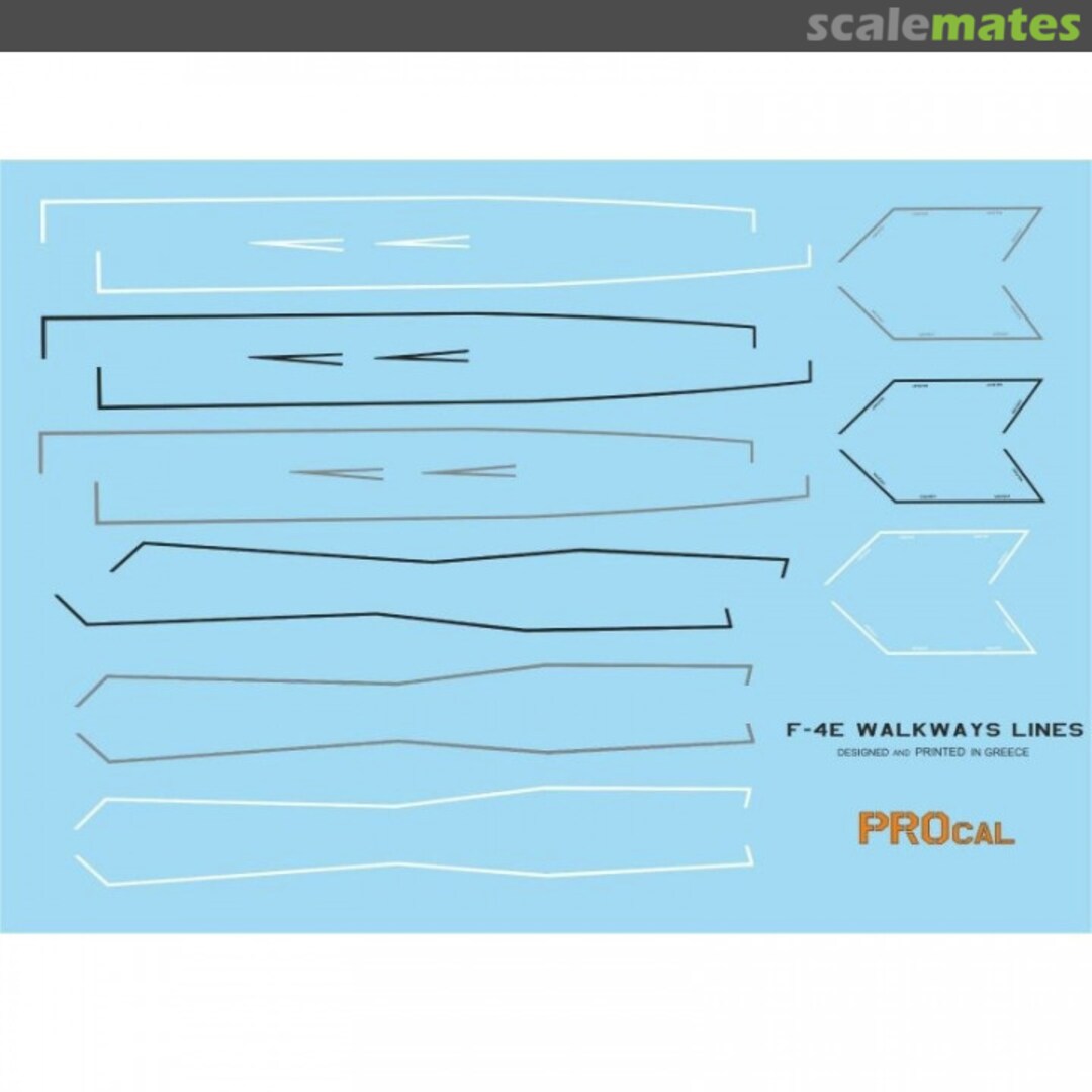 Contents F-RF/4E Phantom II - Walkline Lines 48-102 PROcal Decals