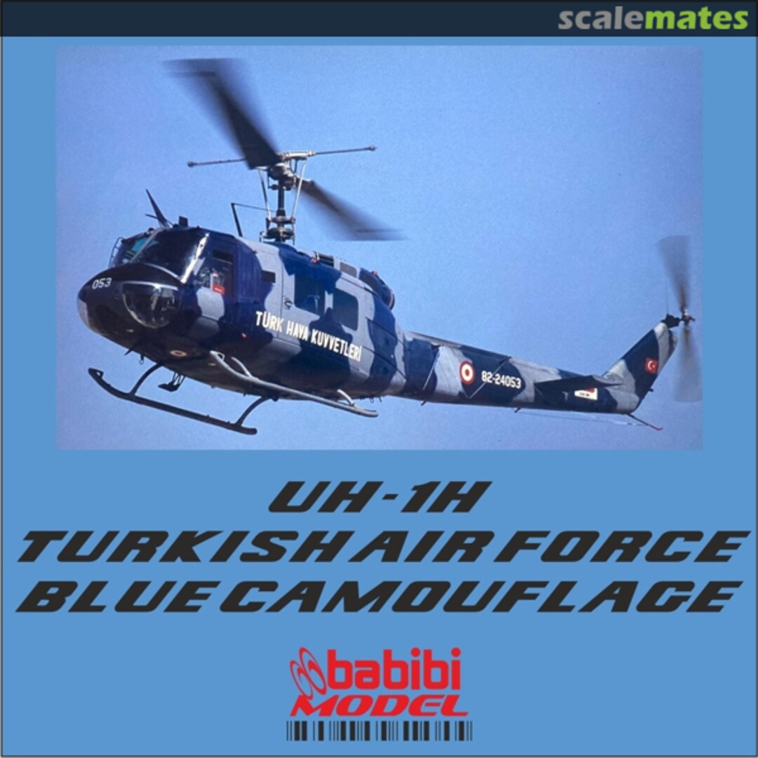 Boxart UH-1H Turkish Air Force Blue Camouflage DBT-01365 Babibi model