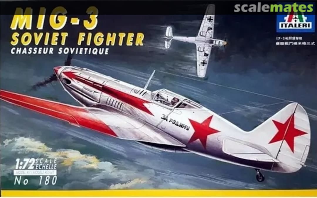 Boxart MiG-3 180 Italeri