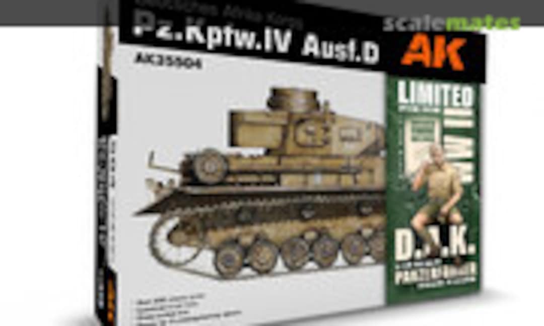 1:35 Pz.Kpfw.IV Ausf.D Afrika Korps + DAK Panzerfahrer (AK Interactive AK35504-A)