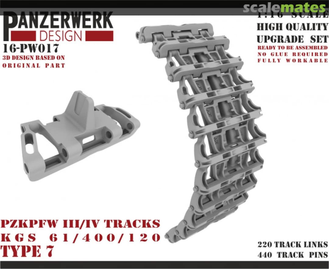 Boxart Panzer III/IV Type 7 Tracks 16-PW017 Panzerwerk design