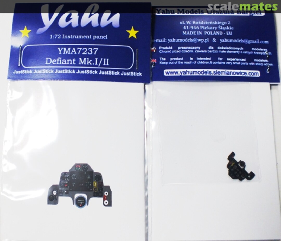 Boxart Defiant Mk.I/II YMA7237 Yahu Models