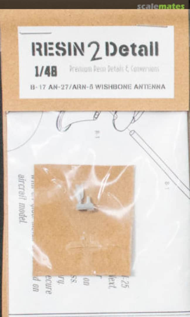 Boxart AN-25/ARN-5 Wishbone Antenna AC48060 RESIN2detail