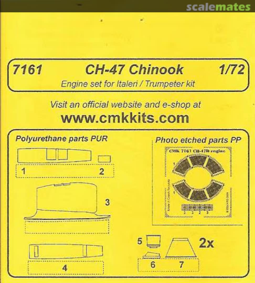 Contents CH-47 Chinook engine set 7161 CMK