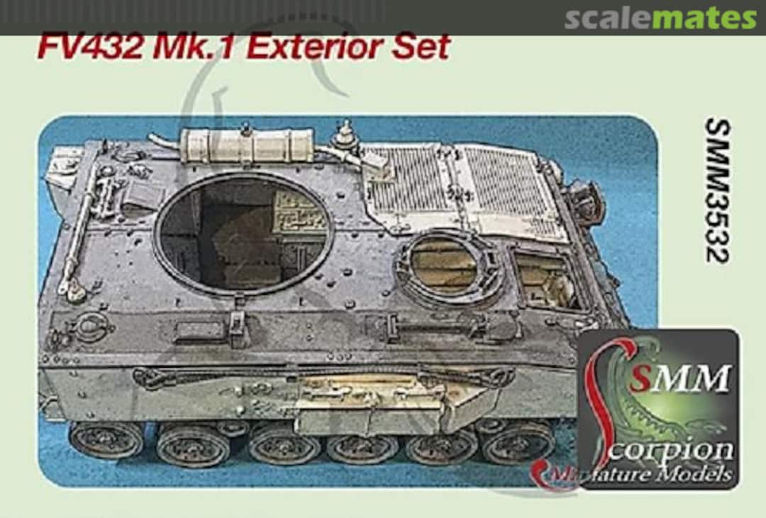 Boxart FV432 Mk.1 Exterior Set SMM3532 Scorpion Miniature Models