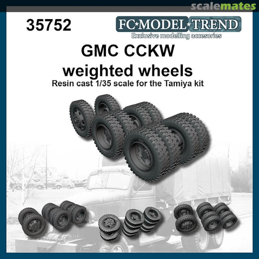 Boxart GMC CCKW Weighted Wheels 35752 FC Model Trend