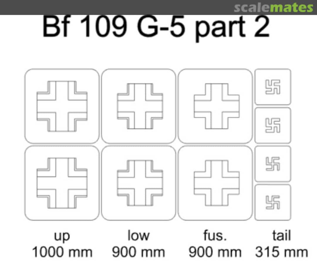 Boxart Bf 109 G-5 part 2 24015 Omask