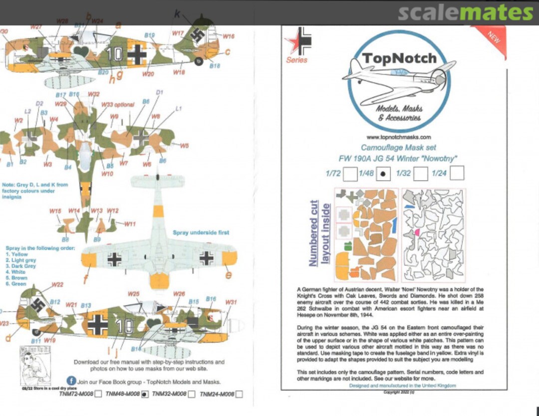 Boxart FW 190A JG 54 Winter "Nowotny" TNM48-M008 TopNotch