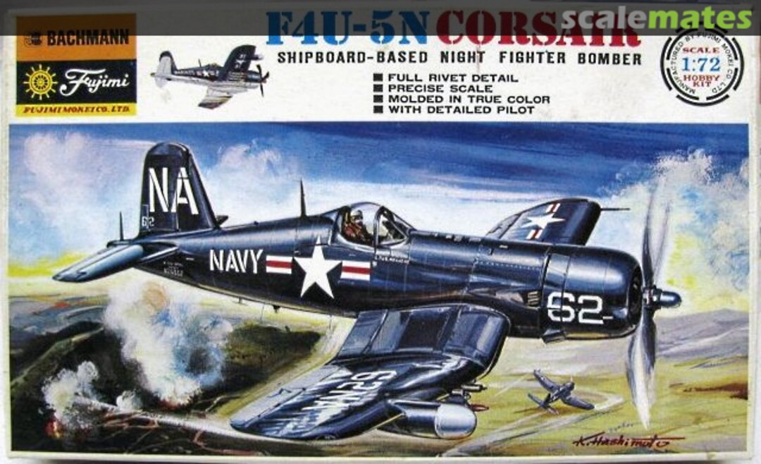 Boxart F4U-5N Corsair 0711 Bachmann Fujimi