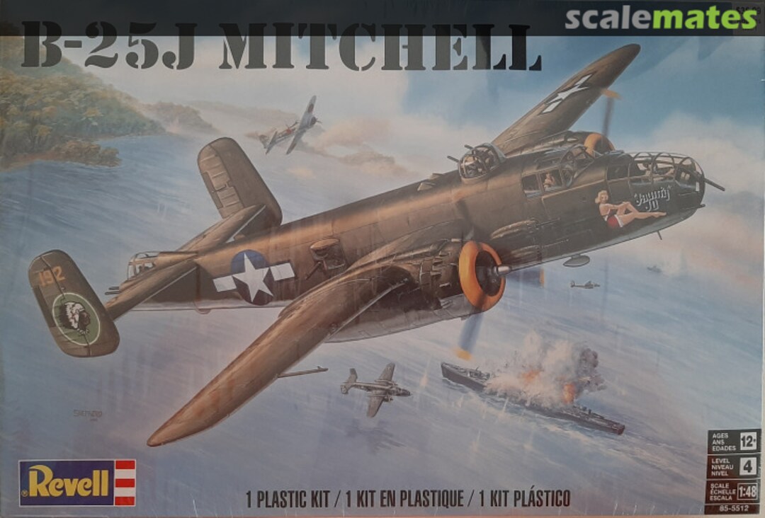 Boxart B-25J Mitchell 85-5512 Revell