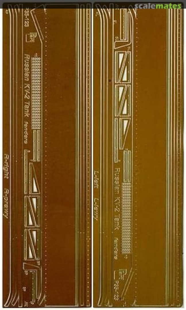 Boxart KV-2 fenders P35-123 Part