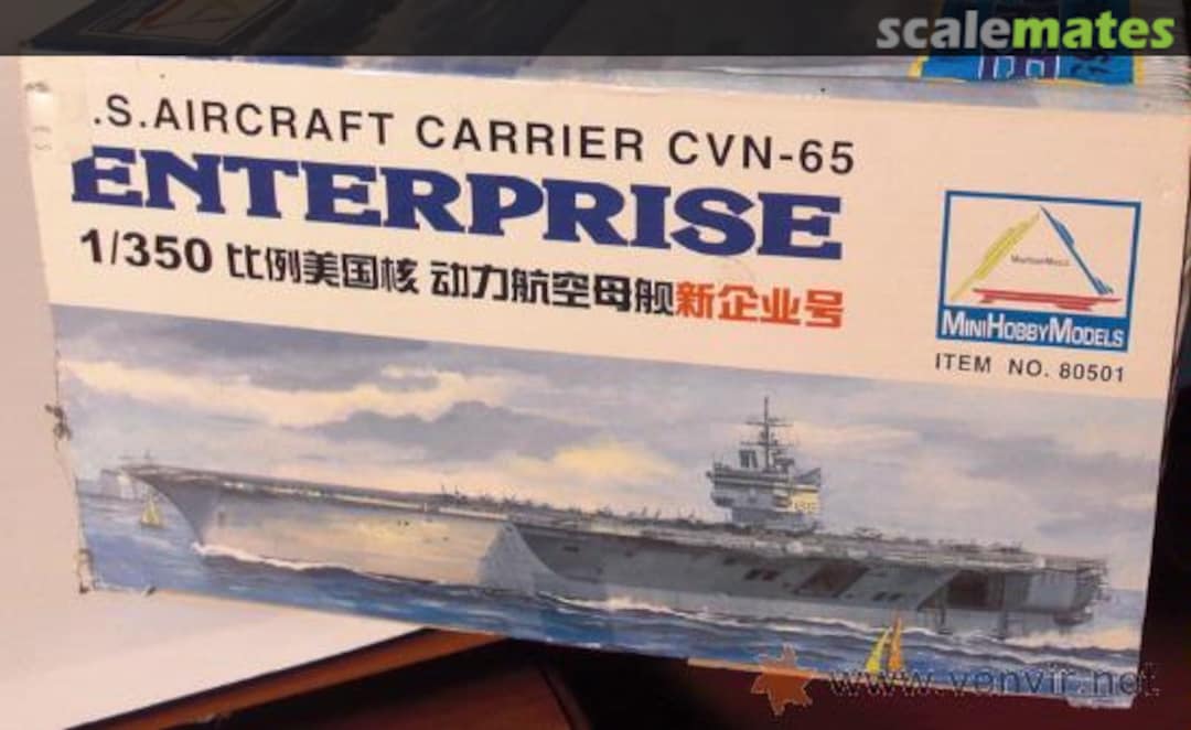 Boxart USS Enterprise (CVN-65) 80501 Mini Hobby Models