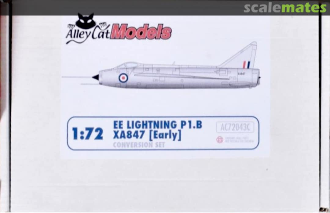 Boxart English Electric P.1B XA847 [Early] AC72043C Alley Cat