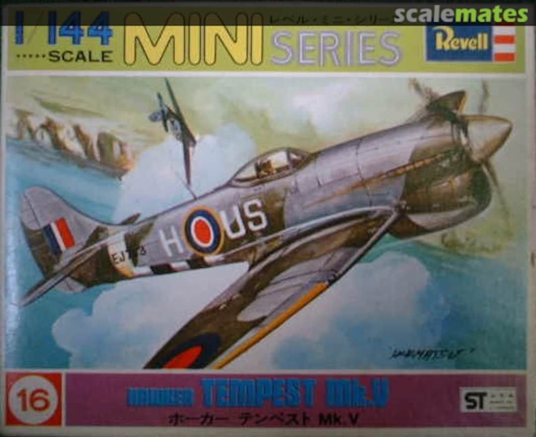 Boxart Hawker Tempest Mk.V H-1016 Revell Japan