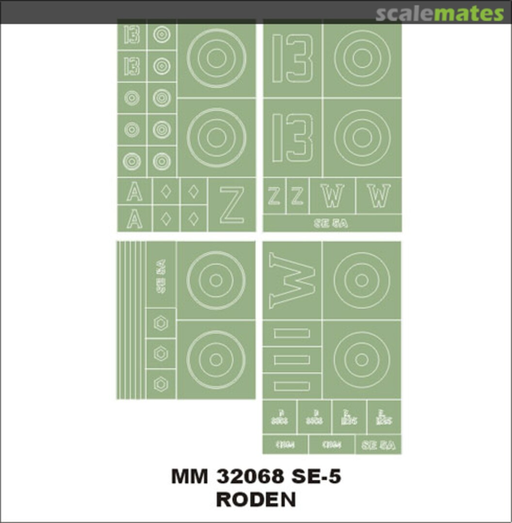 Boxart Royal Aircraft Factory S.E.5 MM32068 Montex